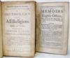 DEFOE, DANIEL, sometimes attributed to. Dictionarium Sacrum seu Religiosum. 1704 + The Memoirs of an English Officer. 1728